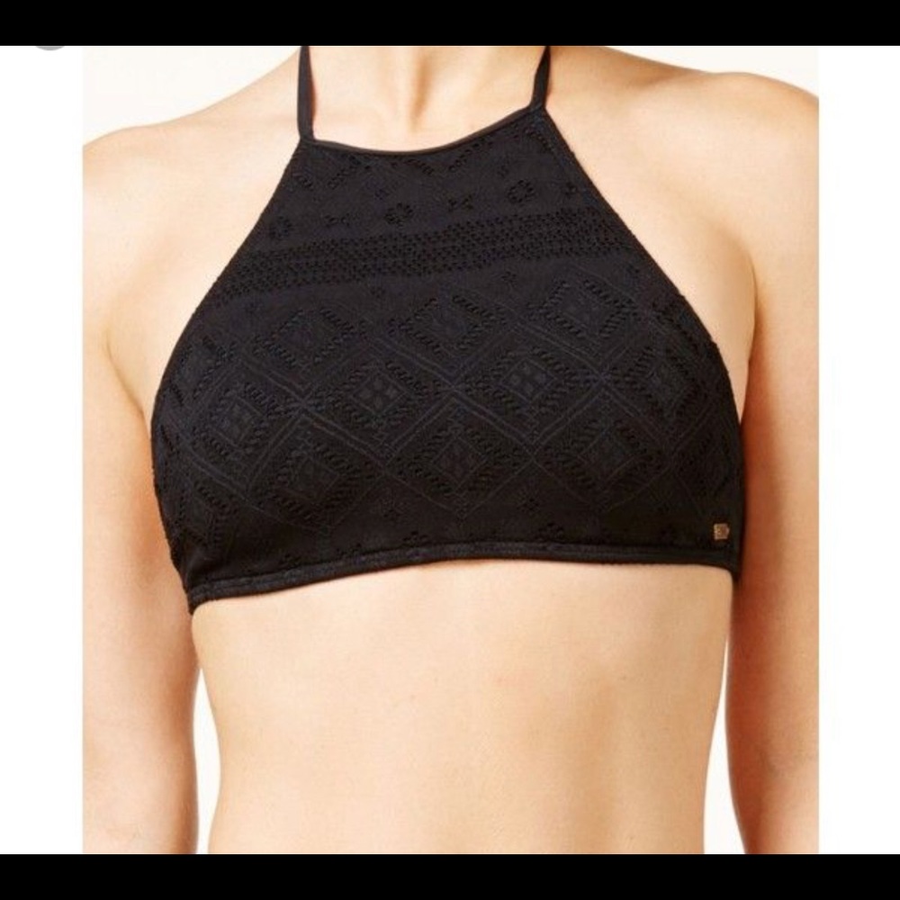 Roxy Black Crochet Bikini - Picture 2 of 2